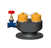 Cast Iron 2 Way Breeching Inlet with GM NRV - AAAG