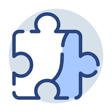 It's the icon that looks like a small puzzle piece next to the profile avatar. Free Icon Puzzle Piece Icon