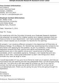 Cover Letter Template Research Assistant Resume Format Research Assistant Job Cover Letter Cover Letter Sample