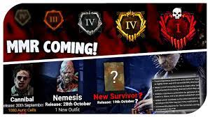 Dead By Daylight New Cosmetic Info Mmr Coming Rank Rewards Pinhead Changes Map Disabled More Youtube