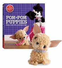 Using the amazing custom tool, young crafters can wrap, snap and snip their way to perfect pompoms. Pom Pom Puppies Craft Kit From Klutz Hearthsong