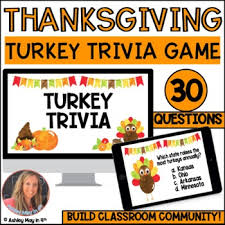 Nov 12, 2021 · a comprehensive database of more than 40 us state quizzes online, test your knowledge with us state quiz questions. Thanksgiving Turkey Trivia Game By Ashley May In 4th Tpt