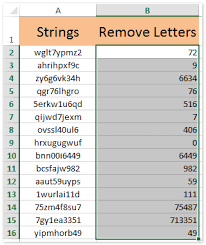 You may also want to find words with certain letters when writing poetry, because you're looking for a how to find words with these letters. How To Remove Letters From Strings Numbers Cells In Excel