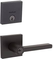 Lock and unlock, manage users, view lock activity, receive lock notifications and much more. Kwikset 156hflsqt 258sqt 514s Iron Black Halifax Square Rosette Lever And 258 Deadbolt Combo Pack With Smartkey Handlesets Com