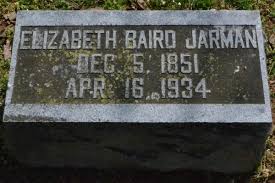 Elizabeth Alvira Baird Jarman (1851-1934)