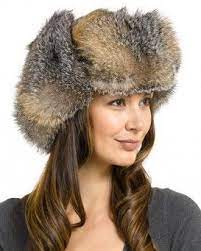 Ladies Coyote Full Fur Russian Hat Russian Hat Russian Style Hat Hats