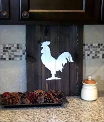 Rooster Kitchen Wall Decor Pallet Wood Silhouette Painting Rustic Rooster Art Kitchen Decor Rooster Kitchen Decor Outdoor Wall Decor Cute Wall Decor