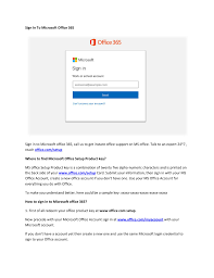 From office and windows to xbox and skype, one username and password connects you to the files, photos, people, and content you care about most. Sign In To Office 365 Login Microsoft Office Pdf Docdroid