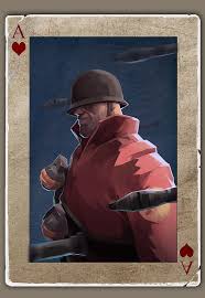 Tf2 Poker Soldier Team Fortress Team Fortress 2 Fortress 2