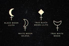 Astrological Symbols That Will Help You Learn More About The Universe And About Yourself Astrological Symbols Black Moon Lilith Moon Symbols