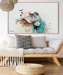 Shop by subject, style, room, best sellers & more. Cat Painting Extra Large Wall Art Original Watercolor Painting Large Cat Art Large Canvas Art Living Room Art Cat Art Watercolor In 2021 Living Room Art Large Canvas Art Extra Large