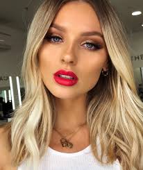 · wedding hair & makeup · mesa, az. Wedding Makeup Freckles Wedding Makeup Weddingmakeup My Og Melissasassinemakeup Love You Blonde Hair Makeup Red Lipstick Makeup Blonde Blonde Hair Red Lips