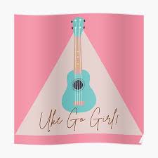 Limited time sale easy return. Ukulele Girl Posters Redbubble