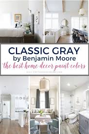 What are some good ideas for a basement room? Benjamin Moore Classic Gray The Best Home Decor Paint Colors