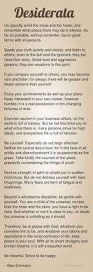 Another Desiderata Poem Image Visit Page To Download Free Printable Pdf Version Of The Desiderata Desiderata Poem Desiderata Happy Life Quotes