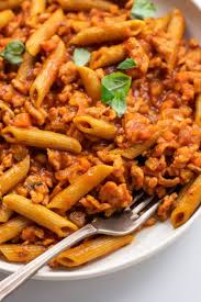 Satisfy Your Comfort Food Cravings With Our Healthy Turkey Basil Ragu Recipe Healthy Turkey Comfort Food Food