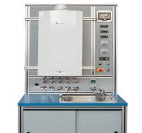 Didactic Bench For Studying a Wall Mounted Gas Boiler