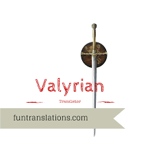 Using this extension, within a matter of minutes i was able to fully teach myself the language. Valyrian Translator