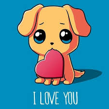 Dog Love Cute Kawaii Drawings Cute Animal Drawings Puppy Drawing
