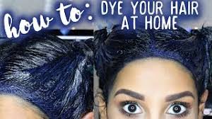 Hopefully, you will have taken the necessary steps to lighten your hair so that you can achieve the desired vibrancy of blue hair that you are seeking. How To Dye Your Hair At Home Blue Black Youtube