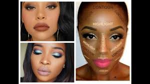Here's the link to the powder contouring video: Best Contouring Makeup For Dark Skin Saubhaya Makeup