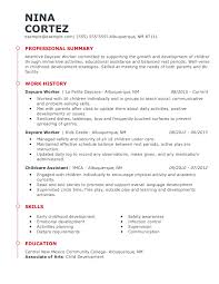Tips and examples of how to put skills and achievements on an early childhood education resume. Child Care Resume Examples Tips And Advice Jobhero