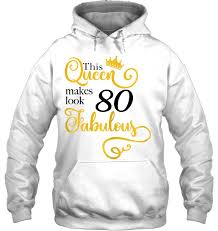 80th birthday 80 years old birthday gift for mother. Womens 80th Birthday Party Gift Ideas Mom Grandma 80 Fabulous Queen
