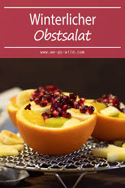 Winterlicher Obstsalat Rezept Obstsalat Obstsalat Rezepte Und Rezepte Wenig Kalorien