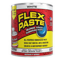 Flex Paste Super Thick Rubberized Paste, 26 fl oz, White