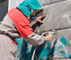 The matrix of cement and other ingredients in concrete brick block and other materials as well as the porosity surface finish and more can affect how graffiti bonds to that substrate a good first place to. How Do I Remove Graffiti On My Brick Wall Prim Mart