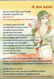 Ma Soeur Poeme Pour Ma Soeur Poeme Soeur Soeurs Citation