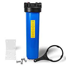 It is also a complete system that comes with a bracket, pressure relief button, filter and wrench. Buy 20 Big Blue Housing Whole House Water Filtration System 1 Inletoutlet Brass Ports Pressure Relief Button Meets Nsf Standards Regulations Compatible To Bb 20b 150233 150235 1 Set Blue Online In