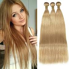Here a few picture of warm blonde highlights. Amazon Com Newness Straight Human Honey Blonde Hair 27 Pure Color Brazilian Honey Blonde Straight Remy Hair 3 Bundles 18 18 18 Inch 3pcs Lot Total 300g Beauty