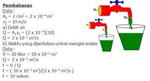 Fluida statis merupakan sebuah ladang ilmu pengetahuan. 5 Contoh Soal Mekanika Fluida Dan Jawaban Pembahasan