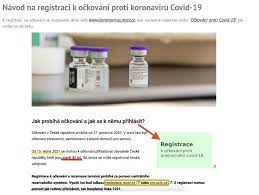 Premiér andrej babiš a po něm i ministr zdravotnictví adam vojtěch totiž vyzvali lidi, kterým nesedí druhý termín očkování, aby. Navod Na Registraci K Ockovani Proti Covid 19 Oficialni Stranka Obce Koberice