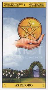 The Ace of Pentacles in Tarot - Tarot de Tiziana