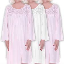 A nightshirt is a garment intended for wear while sleeping, often with a nightcap. 3 Pack Womens 100 Percent Cotton Knit Adaptive Sleepwear Hospice Pajama Hospice Long Sleeve Nightgown Open Back Pajama Velcro Close Nightshirt Womens Elderly Pajamas Open Back Nightgown Womens Adaptive Nightgown