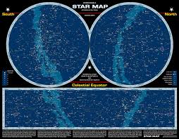 Star Map By Wil Tirion Star Chart Poster Cosmos Star