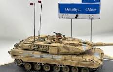 Build and paint Qatar leopard 2a7 model from tamyia scale 1 ...