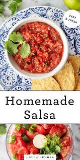 Homemade Salsa Love And Lemons Recipe Homemade Salsa Homemade Salsa Recipe Easy Salsa Recipe