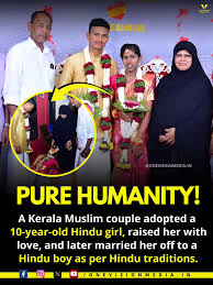 A Kerala couple opened their hearts to a 10-year-old girl who had lost everything. They raised her with love, protected her identity, and later arranged her marriage exactly as her traditions required.