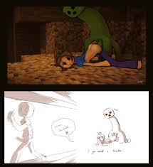 Post 1866254: Creeper Minecraft qwertyas1 Rule_63 Steve zombie