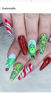 Amazing Christmas Nails Designs For New Year Party For 2019 Page 39 Of 53 Ladiesways Com Women Hairstyles Blog Christmas Nails Acrylic Christmas Nail Designs Xmas Nails