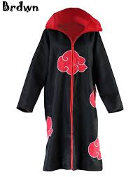 ¿qué tal arrancar el ordenador y encontrarse con semejante panorama? á…brdwn Naruto Akatsuki Uchiha Itachi Hidan Pein Sasori Deidara Konan Nube Roja Cosplay Del Cabo Del Capote W92