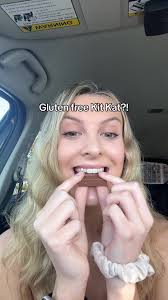 Trying a gluten- free kitkat for the first time 😱 I’m a little shocked  #glutenfree #celiacdisease #celiac #celiactiktok