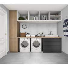 Florida Tile Home Collection Royal Linen White 12 In X 24 In Porcelain Floor And Wall Tile 13 3 Sq Ft Case Chderyl1012x24 The Home Depot Grey Laundry Rooms Outdoor Laundry Rooms Laundry Room Design