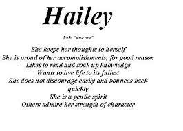 Custom Picture Frames 1 Hailey Name Meaning Names With Meaning Hailey