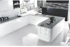 white gloss kitchen