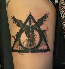 I Need Harry Potter Reliquias Da Morte Dementor Tattoo Tattoos Tattoo Harry Potter