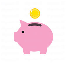 Piggy Bank Svg Dxf Clipart Cuttingmoney Golden Coin Etsy Free Printable Stationery Clip Art Piggy Bank